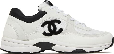 chanel black and white sneakers couture original black|authentic chanel sneakers.